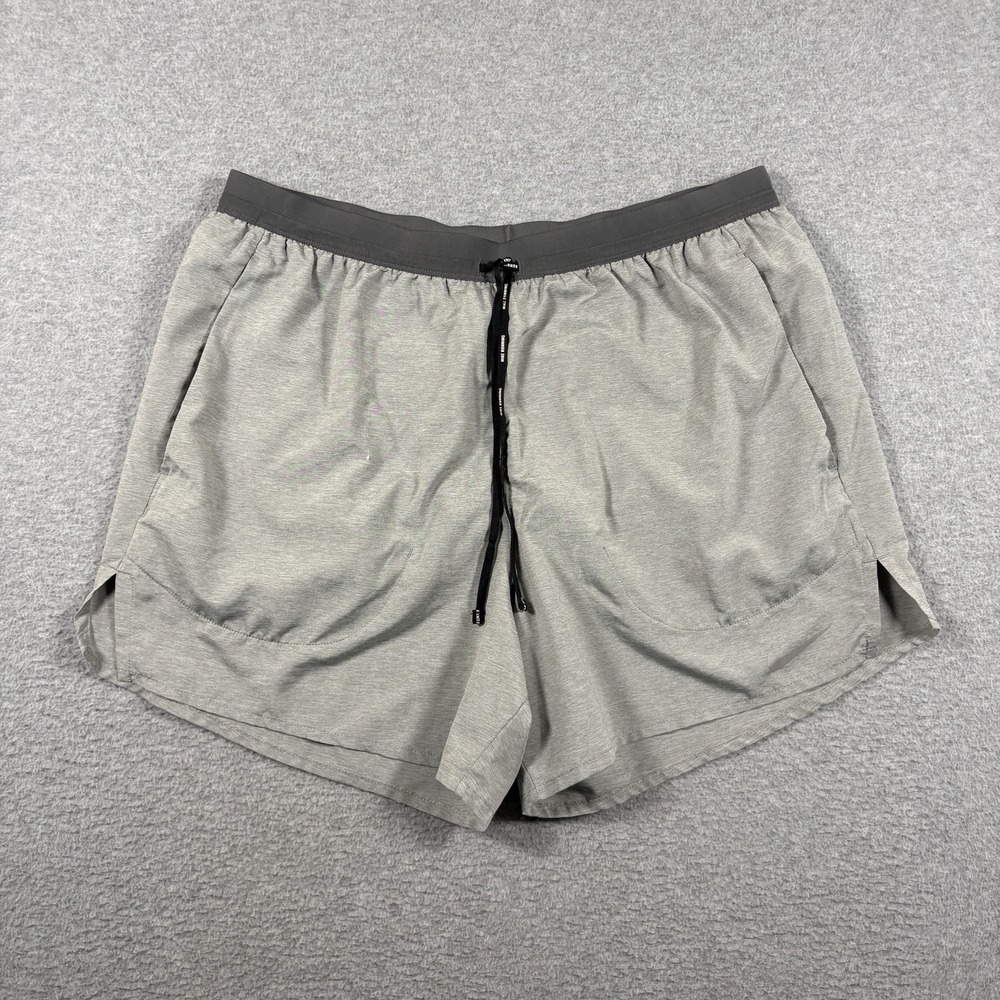 Nike Flex Stride 5" Running Shorts Mens Large Gray Dri-Fit Brief Lined CJ5453
